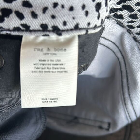 NWT Rag & Bone Hana Cheetah Print Crop Jean Size: 24 - Picture 14 of 15